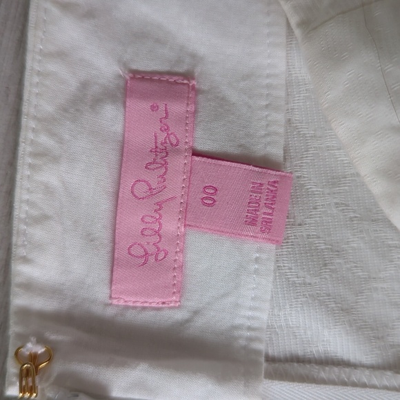 Lilly Pulitzer White Skort Size 00 - Picture 3 of 3